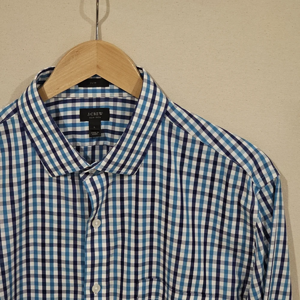 J. Crew Slim Fit Non-Iron Shirt L